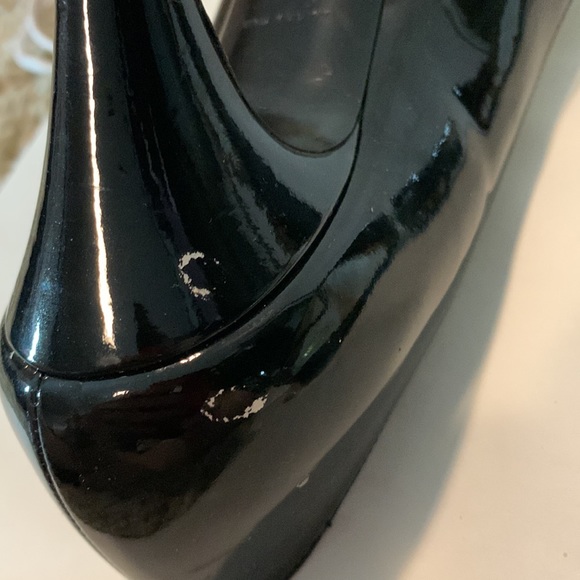 Black Prada open toe pumps - Picture 5 of 6